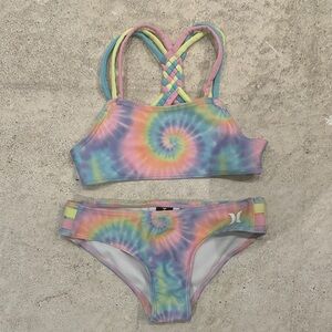 Hurley Kids Rainbow Tie-Dye Bikini